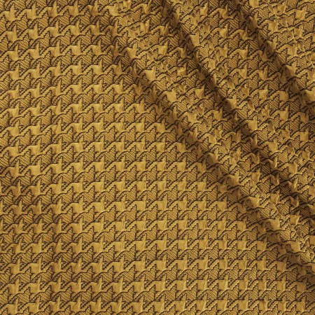 Ochre padded jacquard